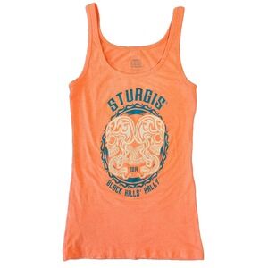 Golden Nugget Sturgis Tank Top Black Hills Rally Graphic Sleeveless Size S Biker